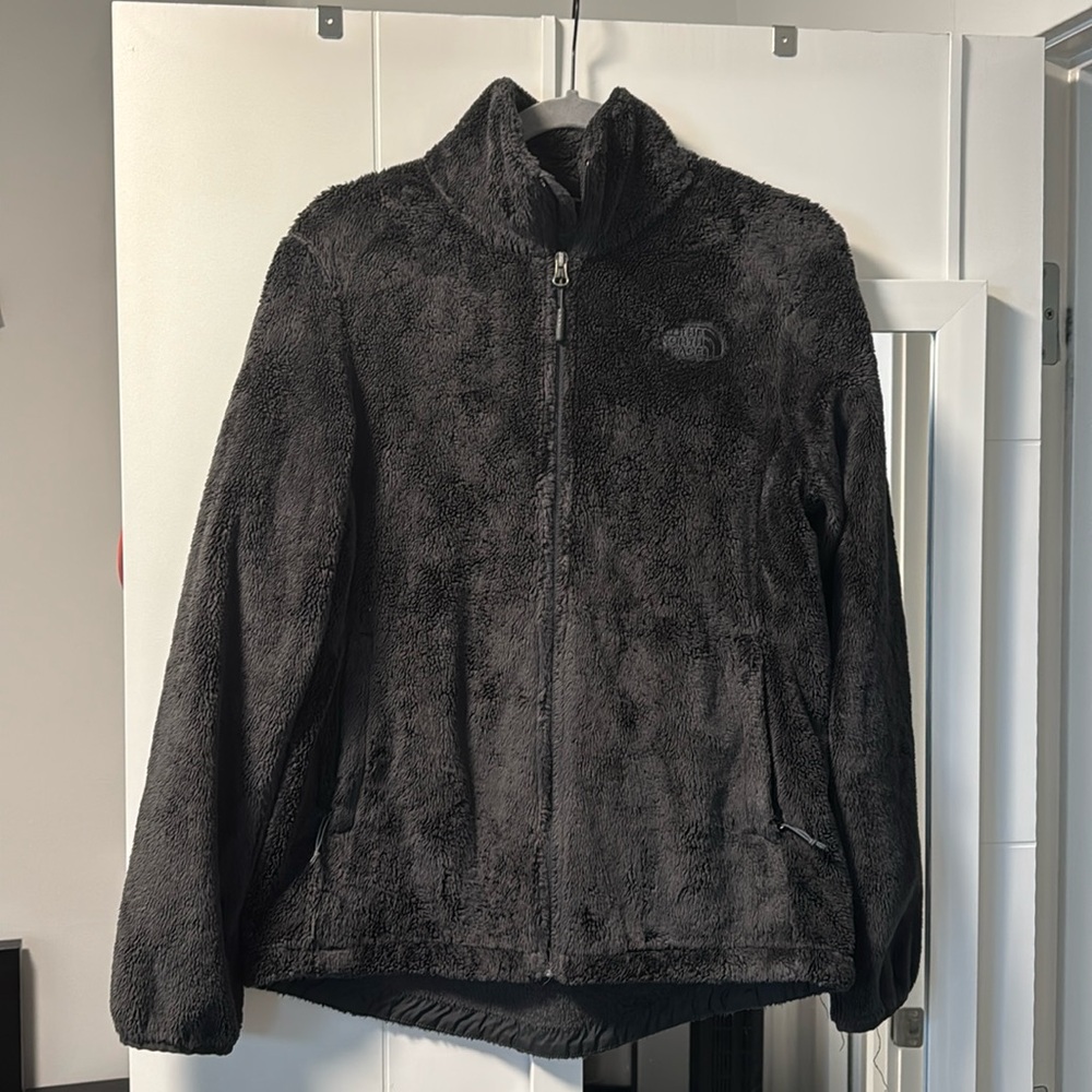 Fuzzy North Face Jacket